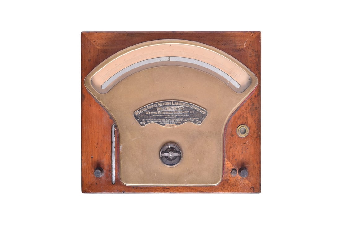A Direct Reading Milli-Voltmeter by Weston Electrical Instrument Co., Newark, NJ, patented November (1 of 5)