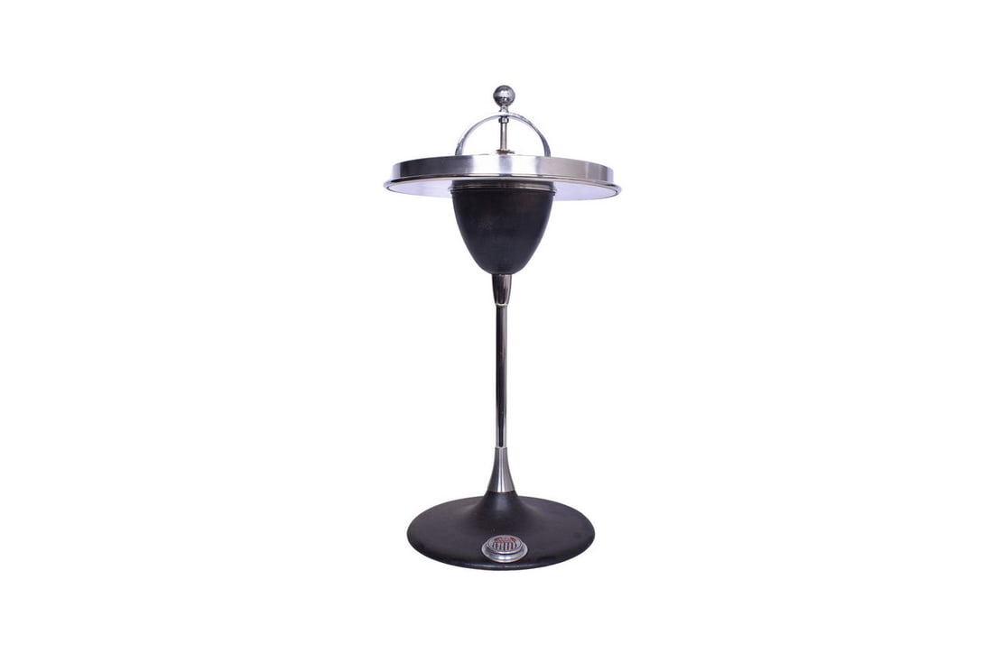 Restored smoking / drink stand with a colorful Union Pacific herald affixed to the base. Stand has (1 of 4)