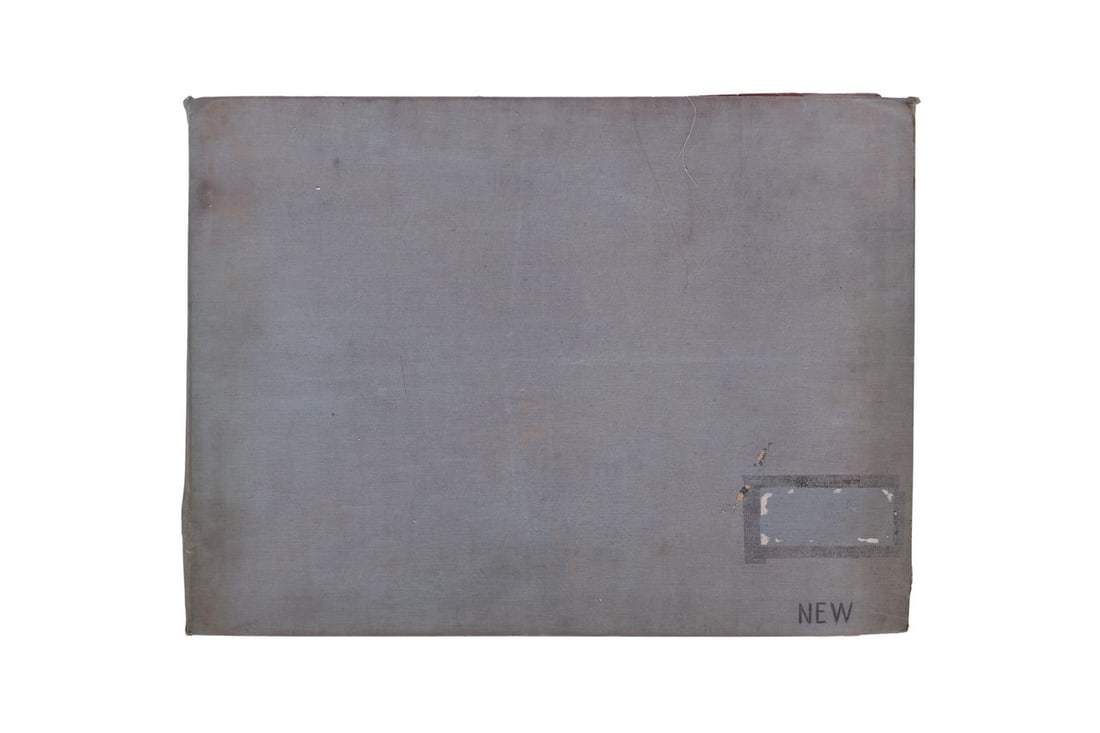 A large hard bound book measuring 25 1/2" x 19" and about 1 1/2" thick, containing rail and ballast (1 of 7)