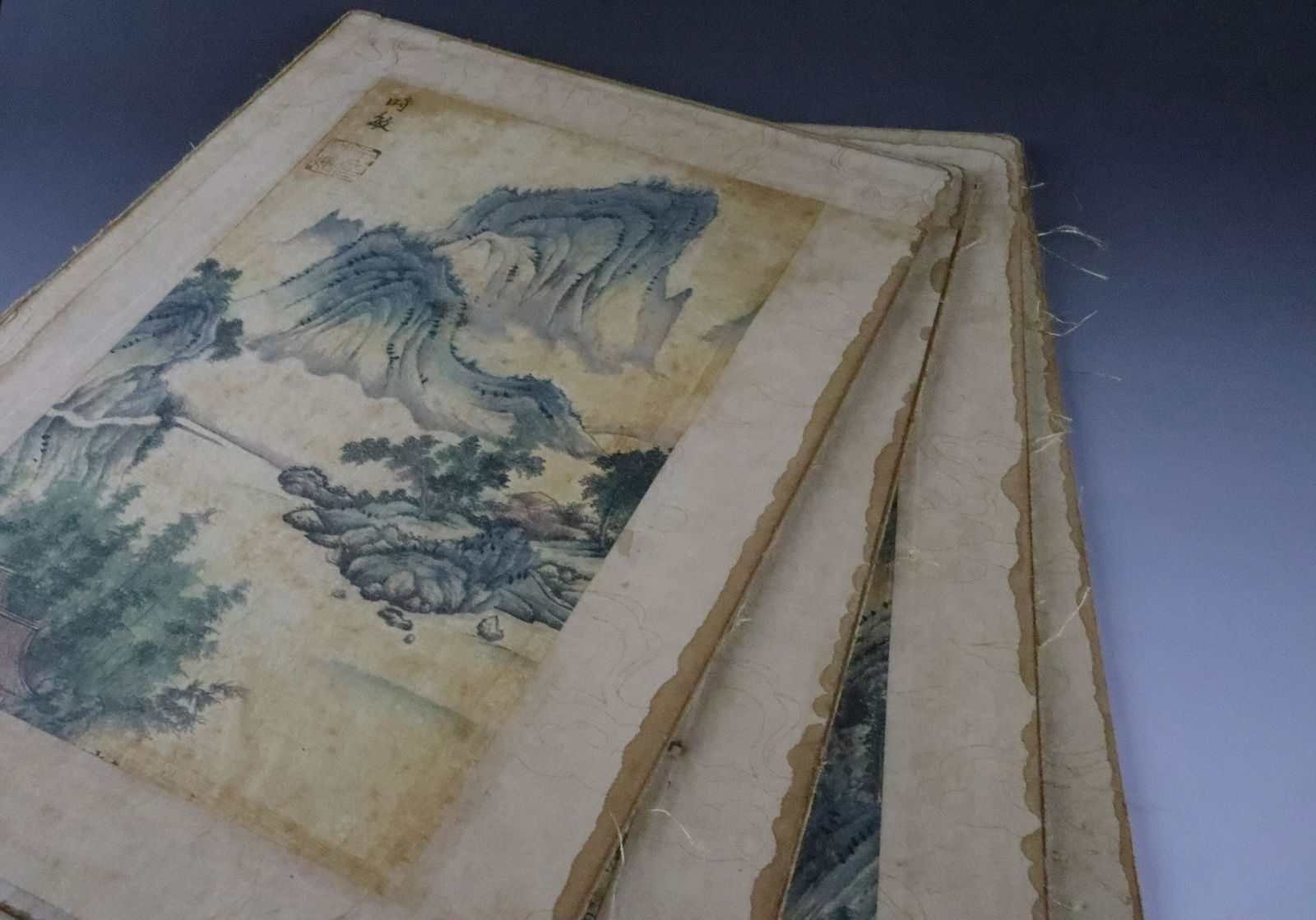 A Rare Set of Landscape-Wang Shimin: A Rare Set of Landscape-Wang Shimin Wang Shimin (simplified Chinese: 王时敏; traditional Chinese: 王時敏)was a Chinese landscape painter during the late Ming Dynast