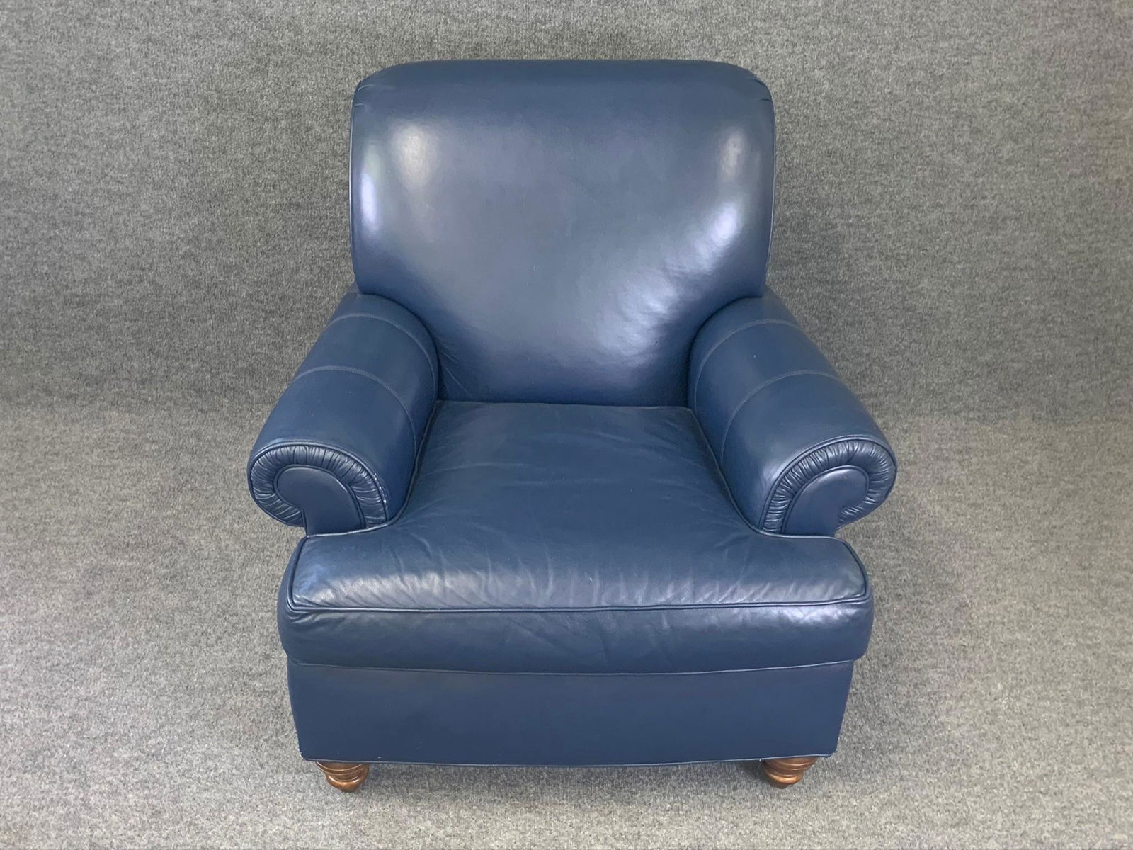 Ethan Allen Leather Club Chair (1 of 5)