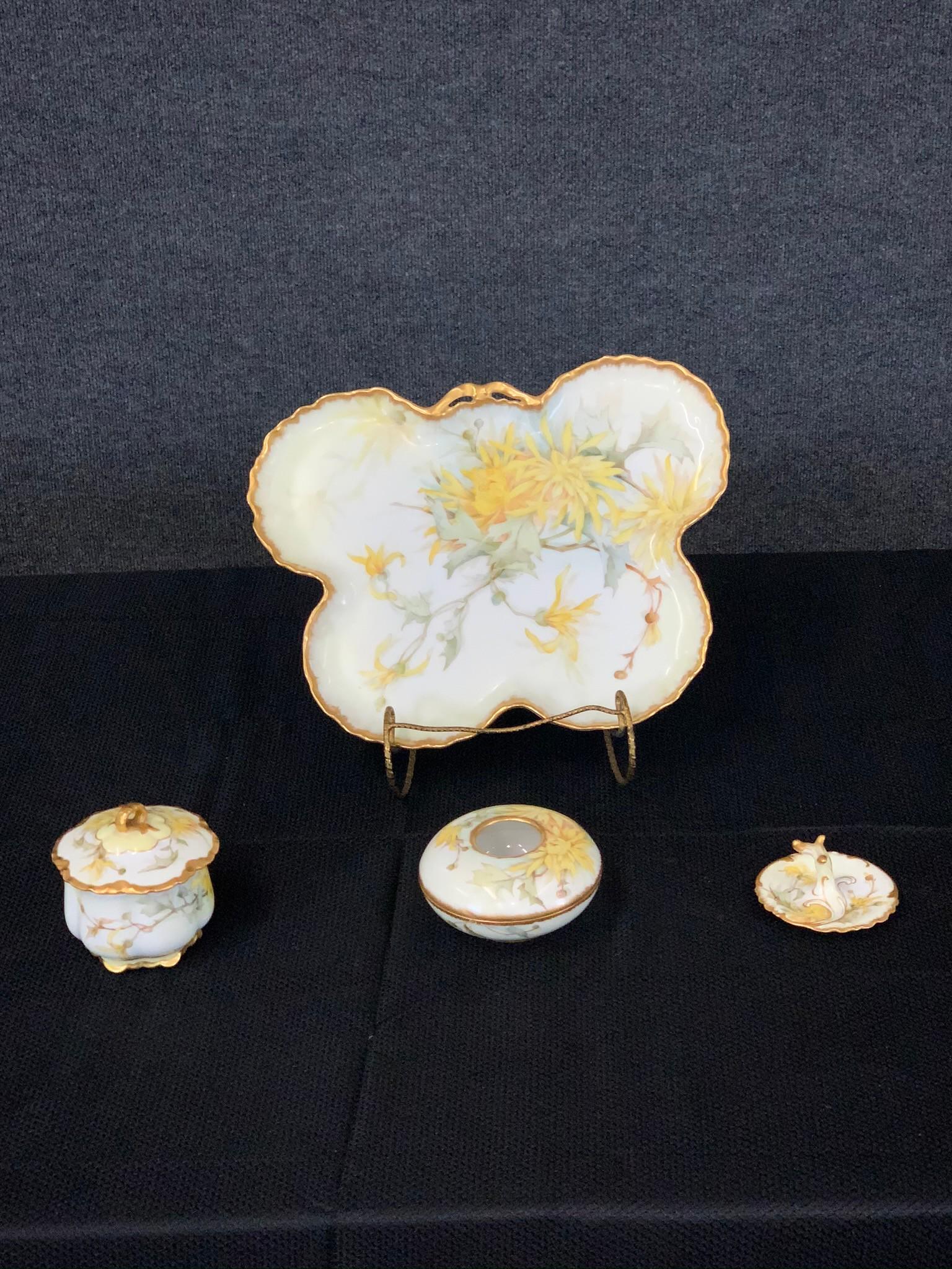 Haviland Limoges 6 Piece Vanity Dresser Set (1 of 5)
