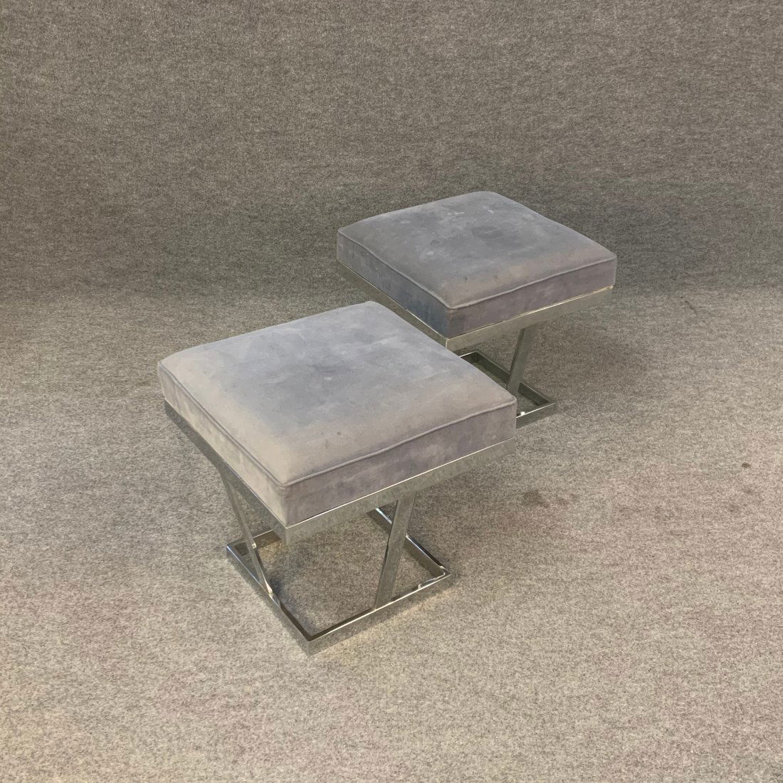 2 Milo Baughman Style Stools (1 of 5)