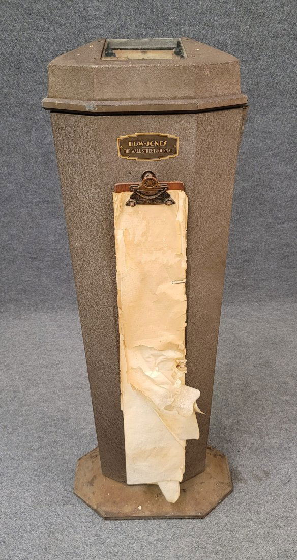 Antique Stock Market Dowel Jones Ticket Machine (1 of 6)