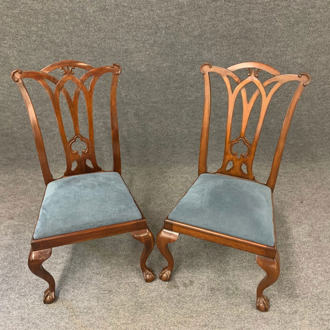 Pair Of Chippendale Chairs (1 of 7)