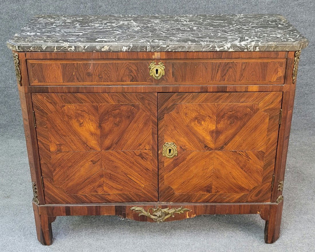 19th Century Marble Top French Commode (1 of 8)