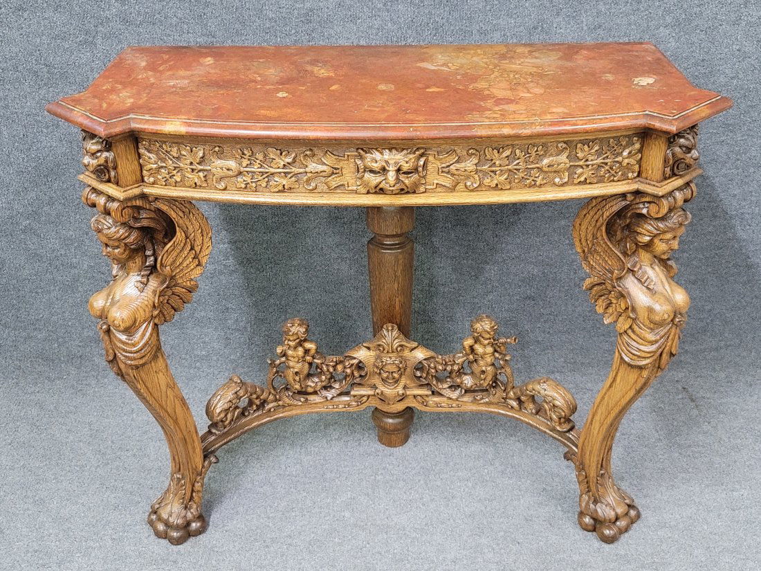 Horner Carved Figural Console (1 of 9)