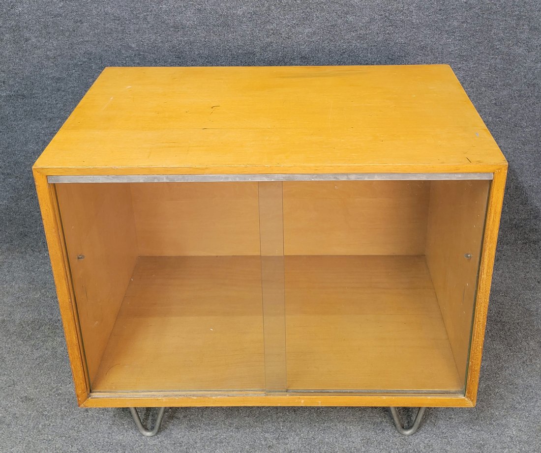 George Nelson Herman Miller Glass Door Cabinet: 29.25"h x 34"w x 18.50"d