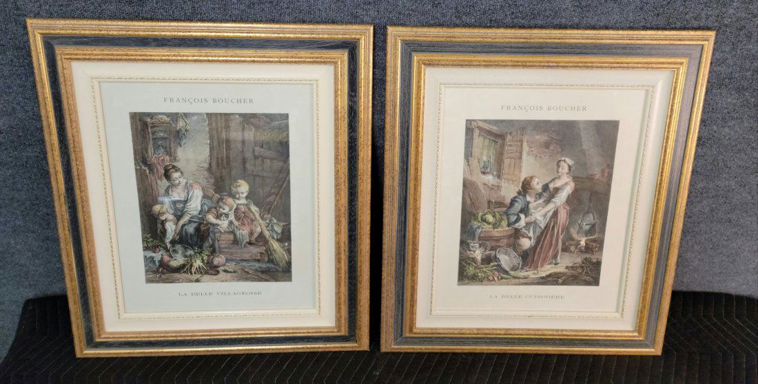 2 Framed Francois Boucher Prints (1 of 4)