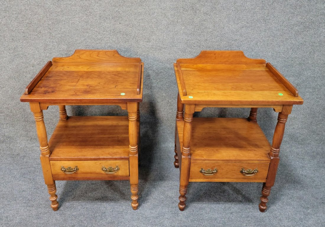 2 Stickley Night Stands: 31.25h, 21w, 17d