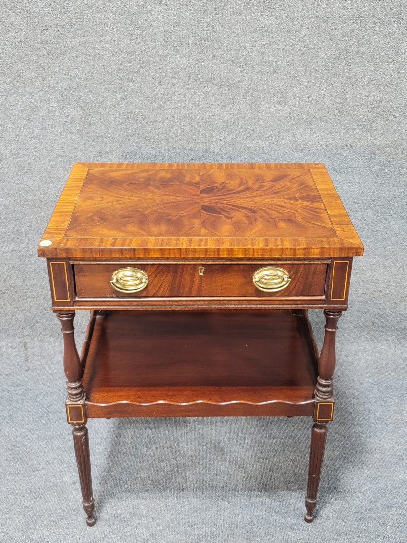 Custom Nightstand By Hickory Chair Company: 28h, 22w, 16.50d