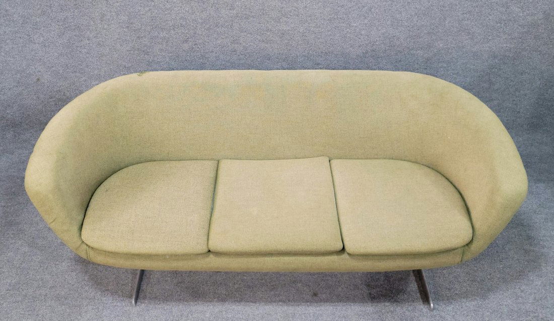 Overman Swedish Mid-Century Sofa: 26.5h, 70.5w, 29.5d, 15 seat height