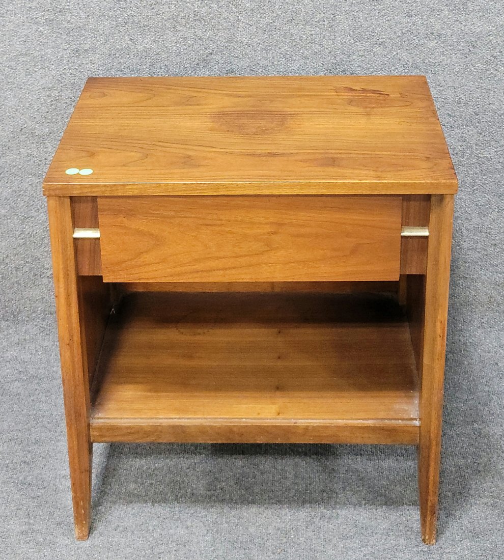 Mid Century Night Stand: 25h, 22.75w, 16d