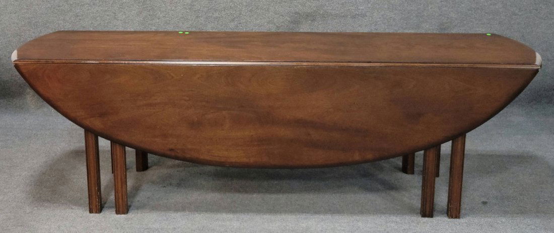 Great Quality Gostin Drop-Leaf Table: 29.5h, 94.75w, 59.5d-------WITH LEAVES DROPPED: 21.5D