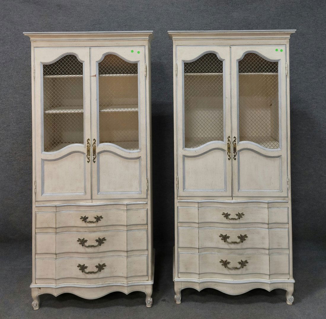 John Widdicomb Pair Of Cabinets: 77.25h, 36.25w, 20d