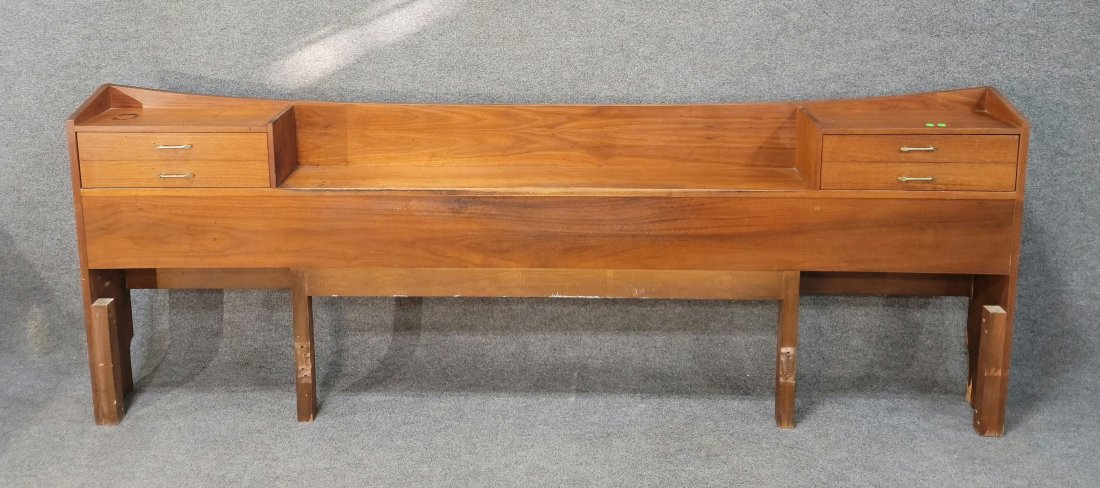 Mid-Century Headboard: 36h, 96.75w, 8d