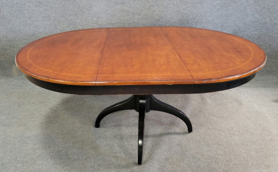 Dining Room Table With Inlay: 35.5h, 82.25w, 30d