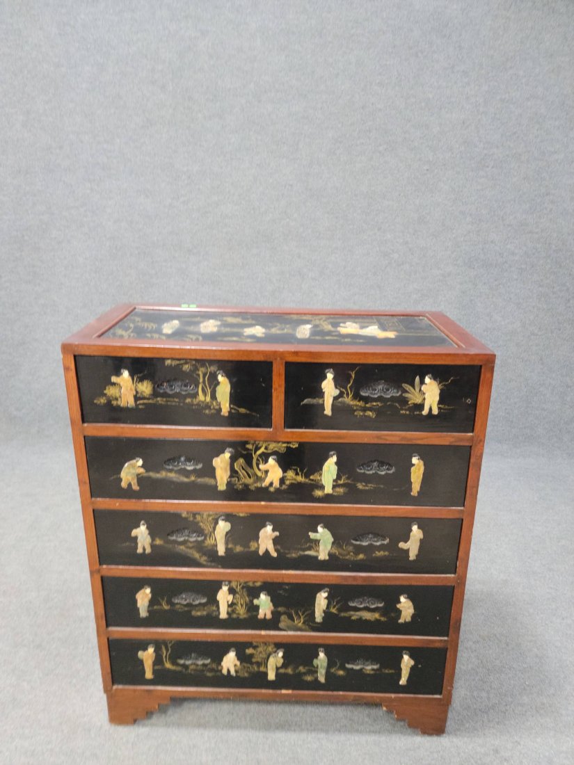Chinese Antique Chest: 42.5h, 36w, 18d