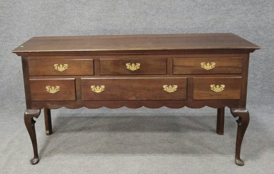 Stickley Huntboard: (There are some scratches on top) 34h, 62.75w, 19.25d