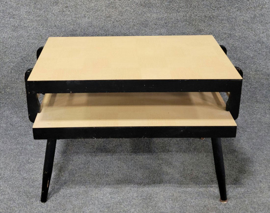 Ebonized Mid Century End Table (1 of 6)