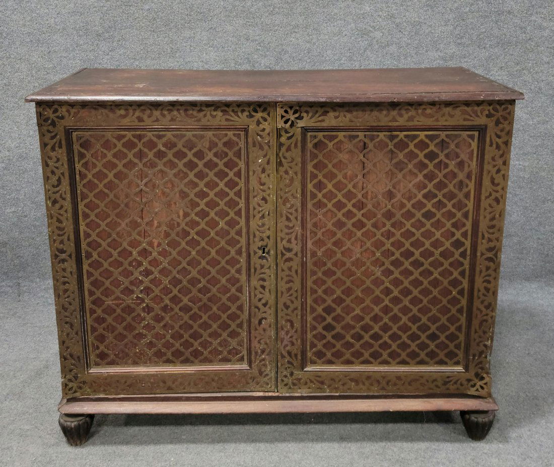 18th Century Spanish Commode With Brass Doors (1 of 3)