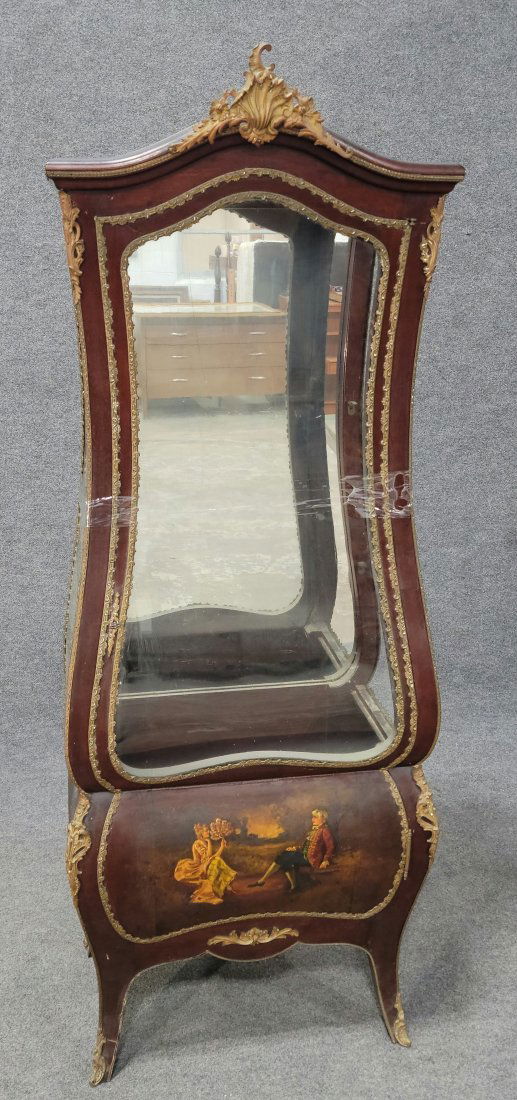 Antique Verne Martin Bronze Mounted Curio Cabinet (1 of 6)