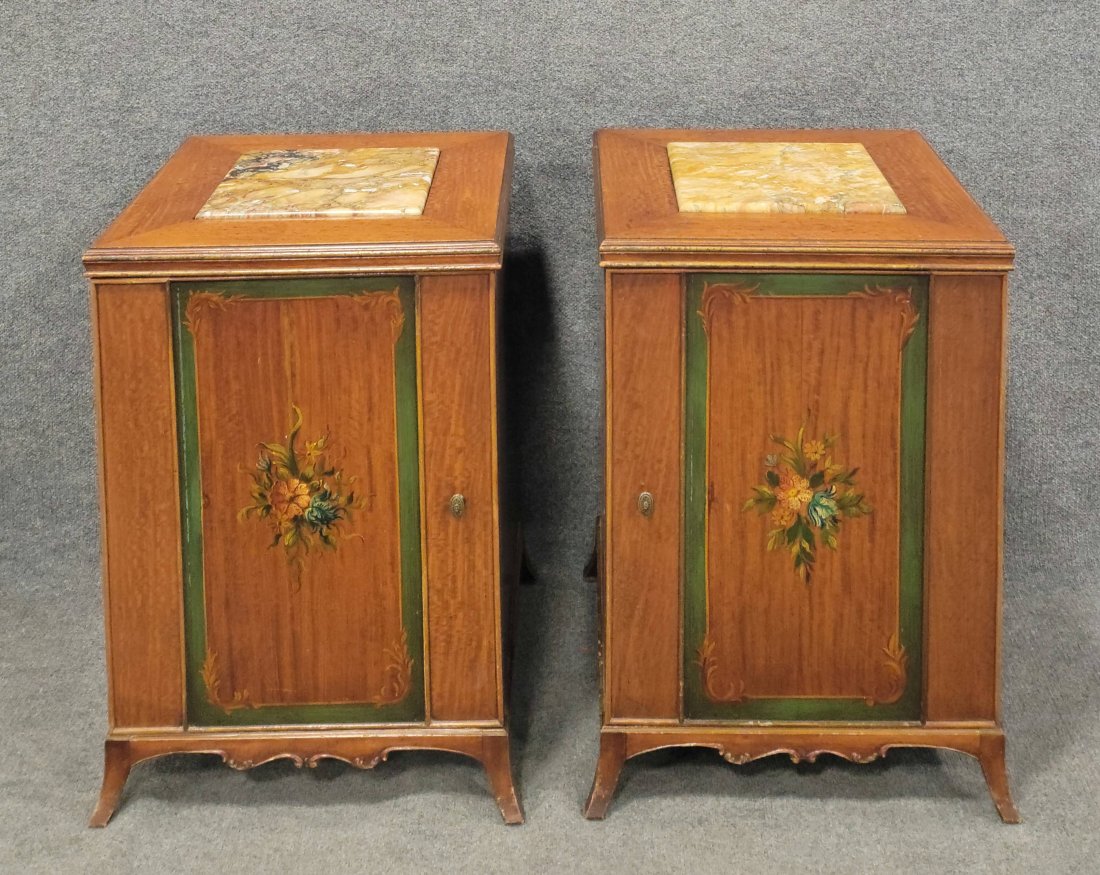 Pair Of Venetian Painted Stands (1 of 6)