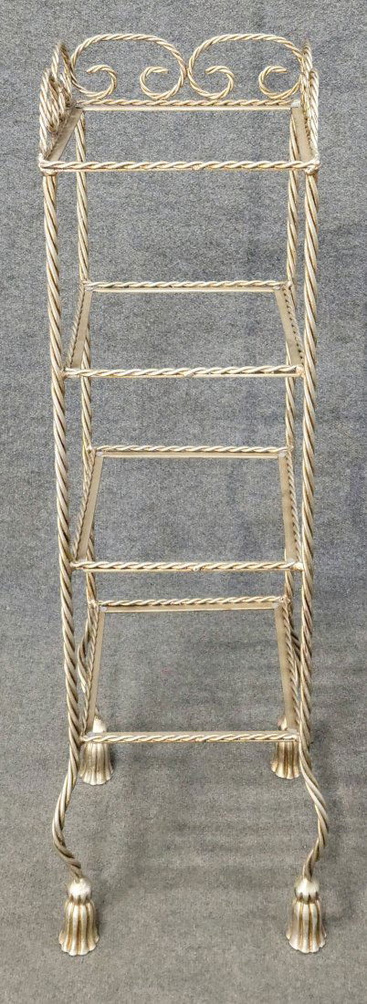 4 Tier Italian Tassel Etagere (NO GLASS SHELVES!!!!!!!) (1 of 3)