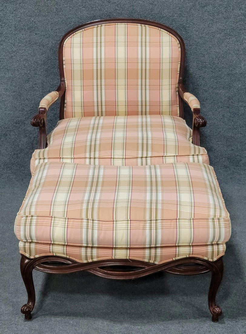 Ethan Allen 2 Pc, Chaise Made In Italy (1 of 5)