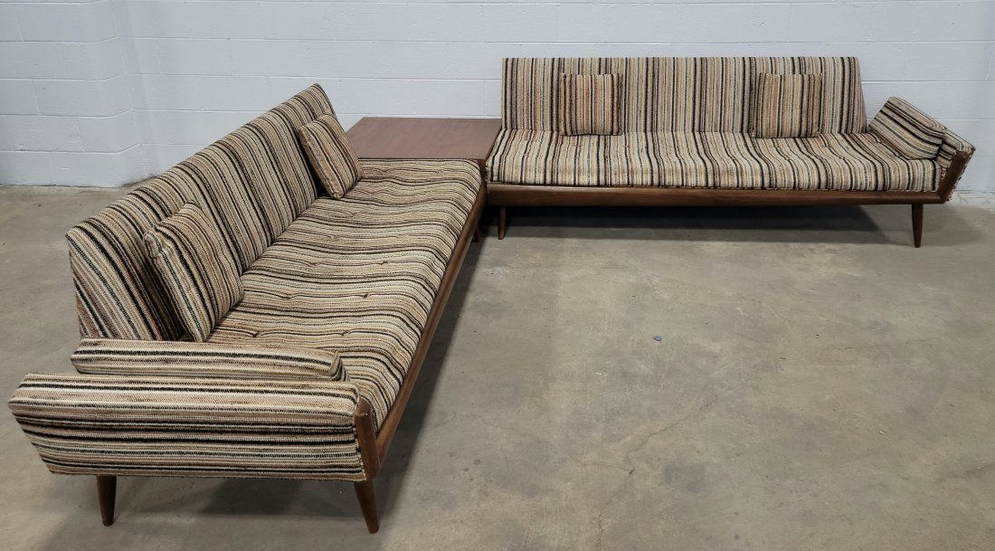 Piersol Sectional Sofa With Table: Sofa's - 29.25"H, 85"W, 30.50"D, 15"SH | Table - 15.50"H, 31.75"W, 31.75"D