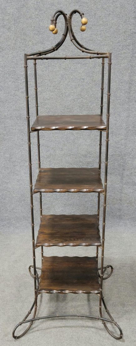 Faux Bamboo 4 Tier Etagere (1 of 2)
