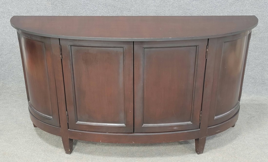 Demi-Lune Credenza: 35.75"H, 66"W, 18"D