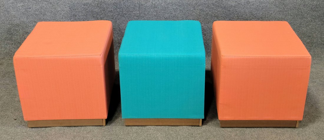 3 Mid Century Style Stools (1 of 2)