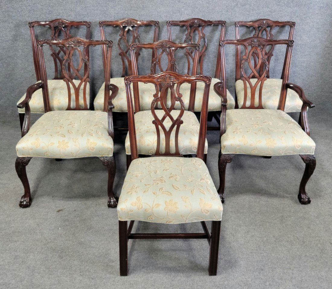 8 Kindel Dining Room Chairs 2 Arm Chairs 6 Side Chairs (1 of 5)