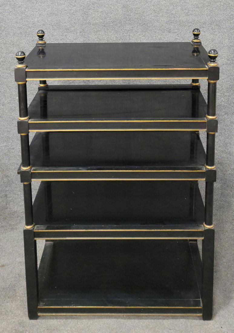 Ebonized Regency Tier Table (1 of 5)