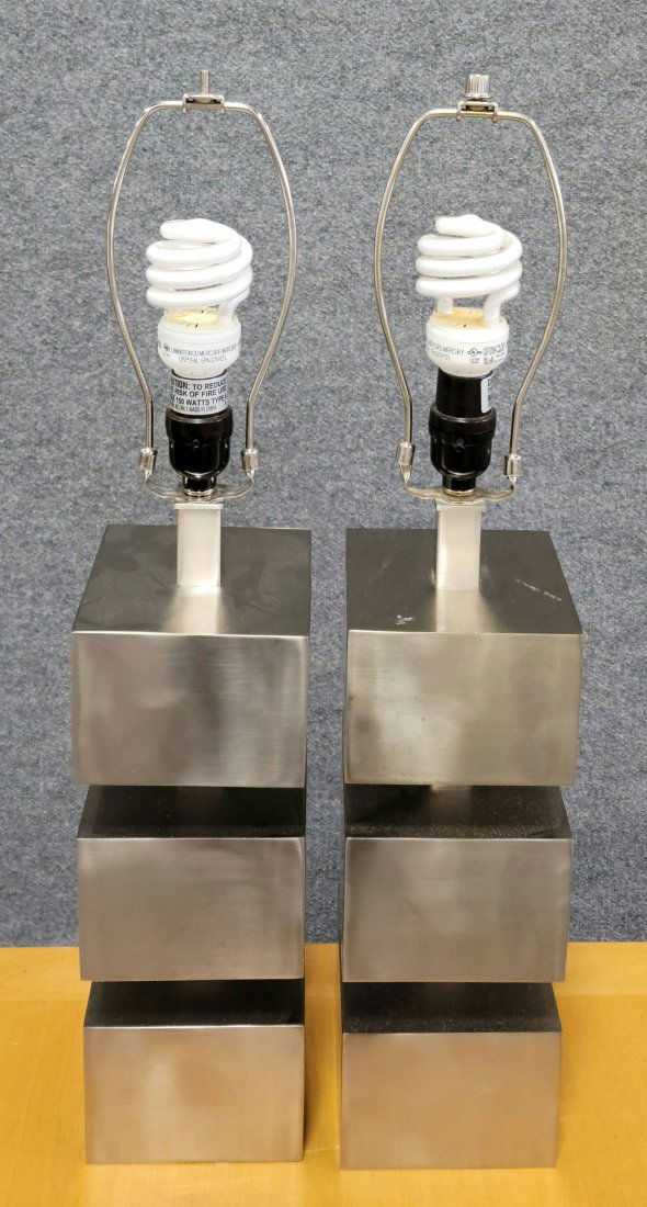Pair Of Modern Lamps (1 of 1)