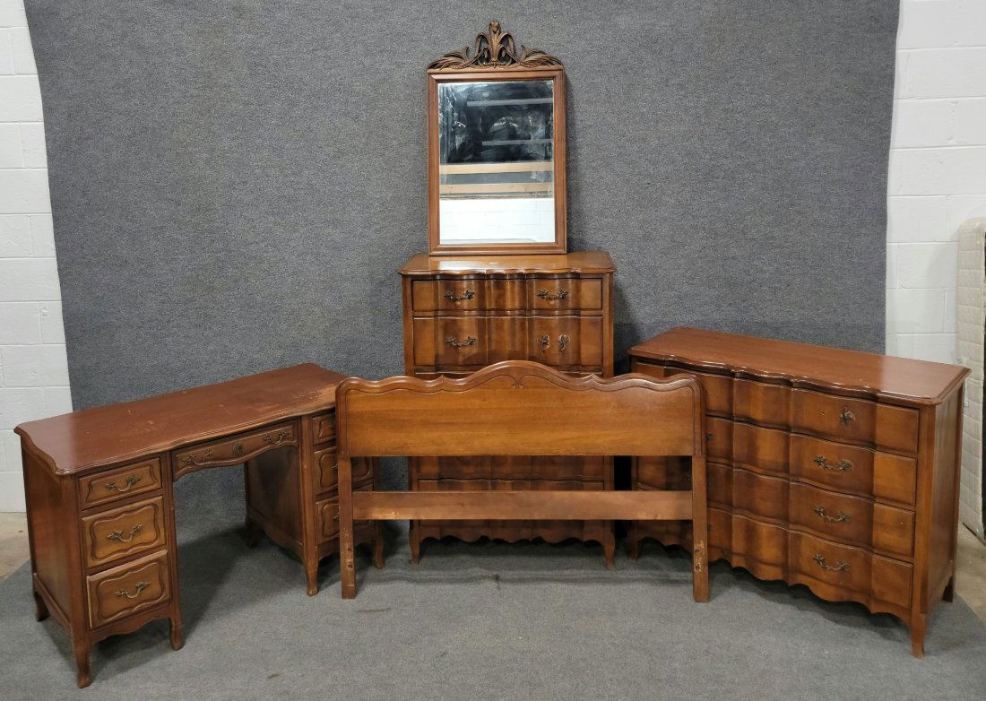 5 Piece French Provential Bedroom Set (1 of 12)