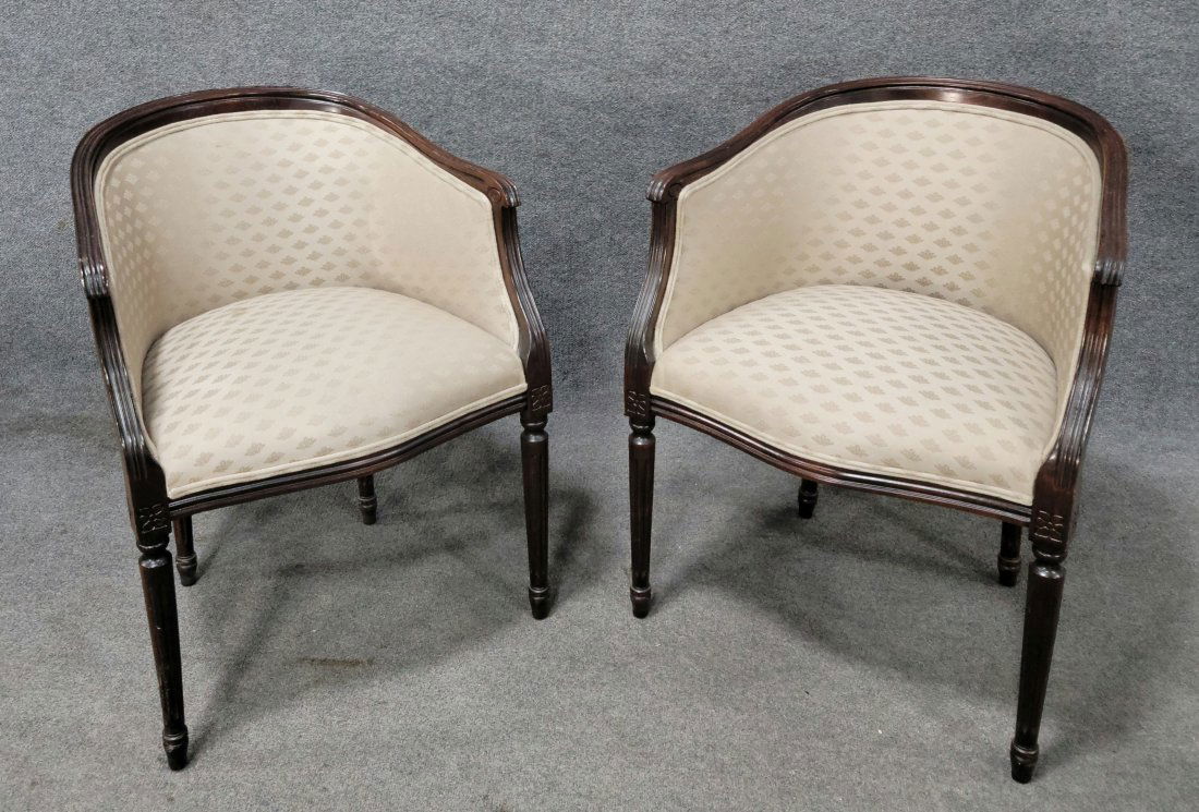 Pair Of Adams Style Chairs (1 of 6)