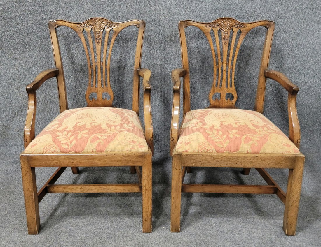 Pair Of Smith And Watson Custom Child Chairs: 27"H, 16.50"W, 17.25"D, 13.25"SH