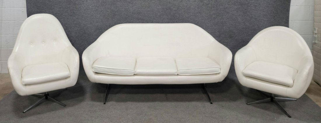 3Pc MCM Parlor Set In The Manner Of Herman Miller (1 of 2)