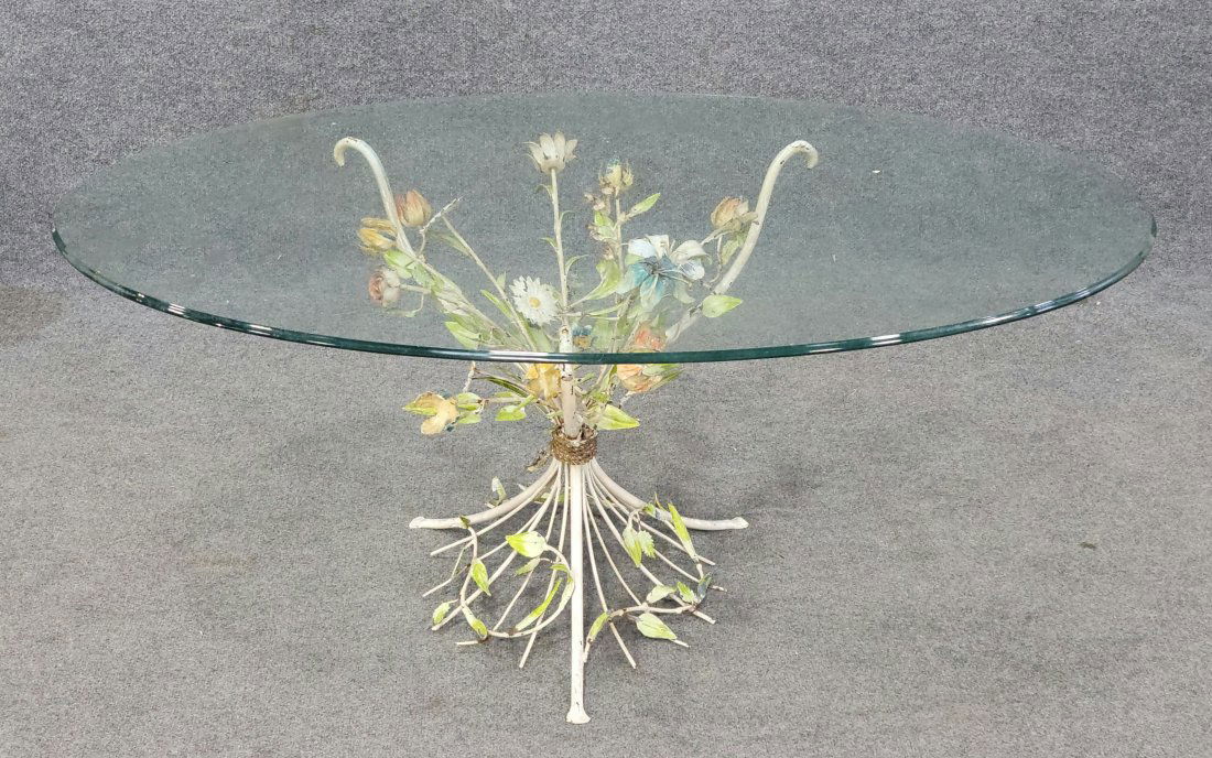 Glass Top Italian Style Table (1 of 3)