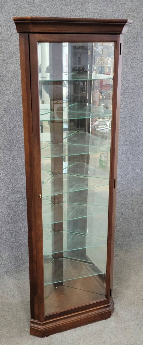 Howard Miller Curio Cabinet: 80.25"H, 28"W, 20"D