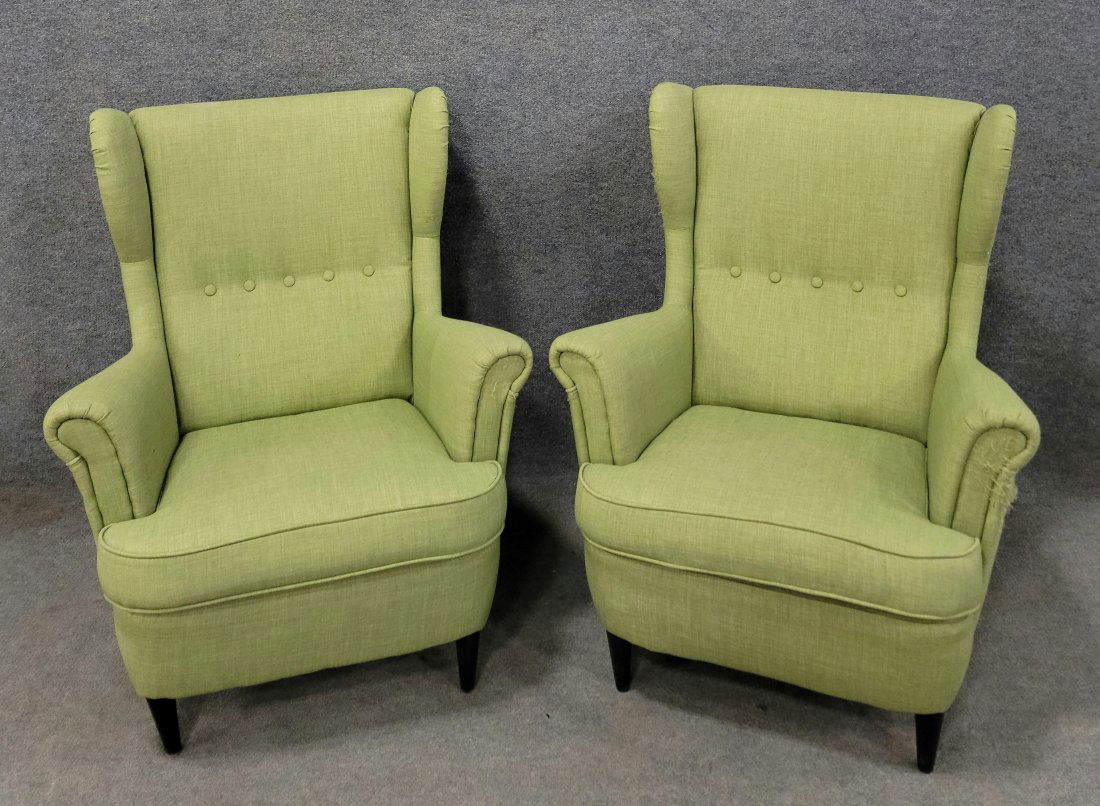 Pair Of MCM Style Chairs In The Manner Of Kagan (1 of 4)