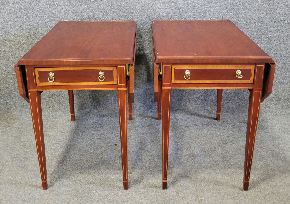 Pair Of Kindel Pembroke Tables (1 of 8)