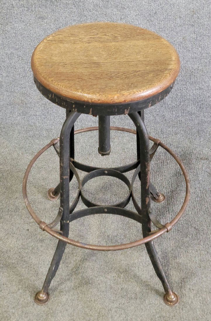 Industrial Stool Made By Gruman Aircraft (1 of 4)