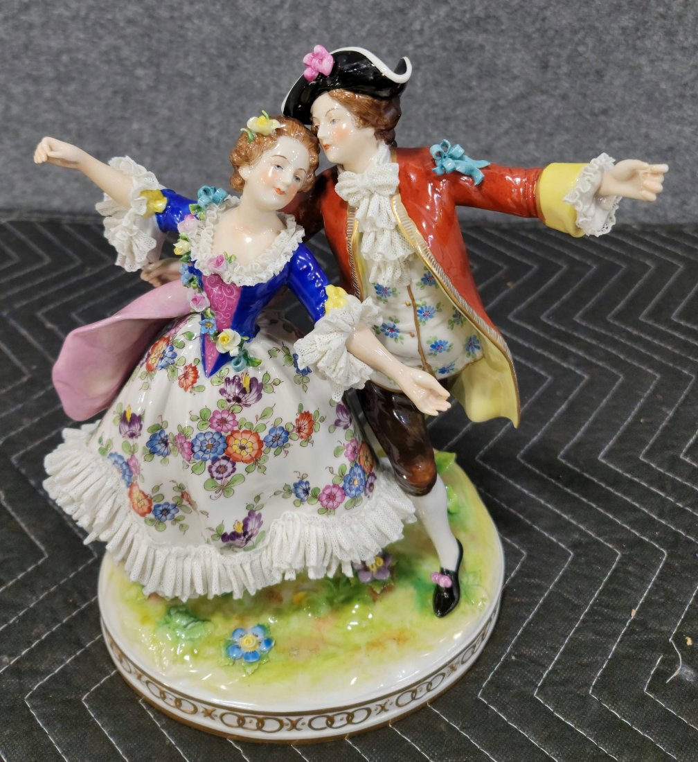 Great Quality Porcelain ( Possibly Meissen): 11.25"H, 8"W, 5.50"D