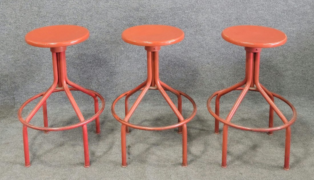 3 Industrial Stools (1 of 3)