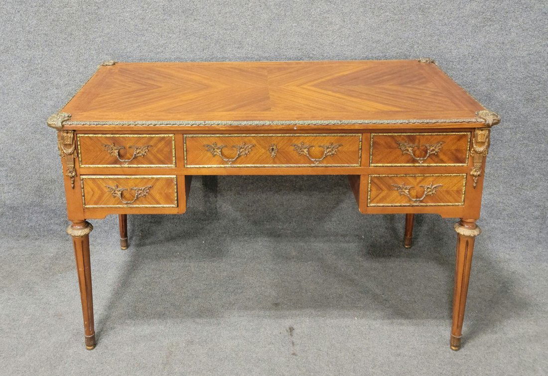 Bronze Mounted Antique Desk (1 of 7)