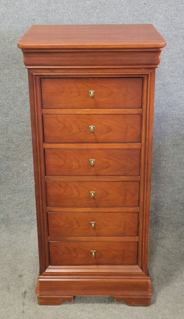 Thomasville Lingerie Chest: 56.25"H, 25"W, 18"D