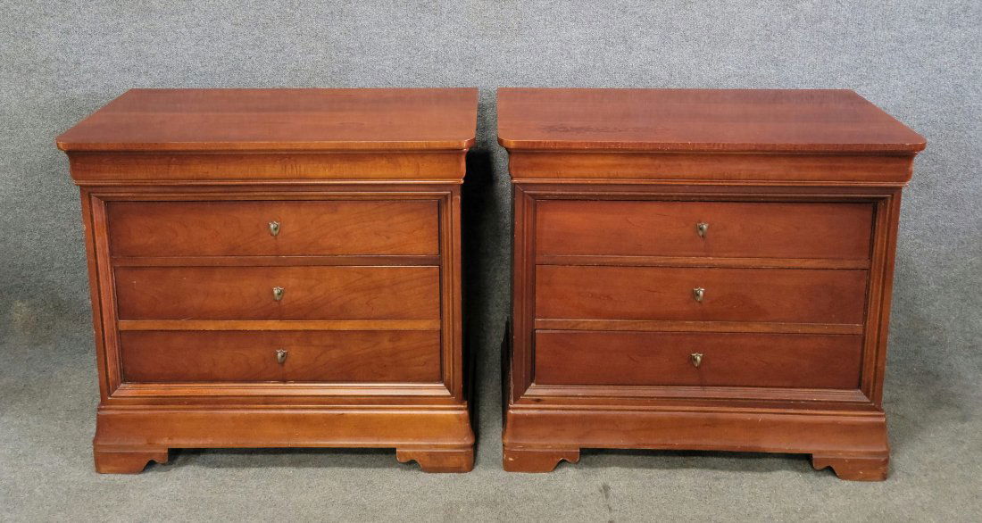 Thomasville Pair Of Chests: 34.25"H, 38"W, 19"D